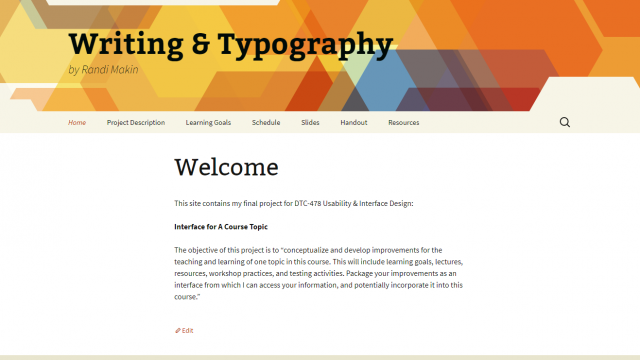 Writing & Typography